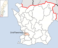 Staffanstorp in Skåne county