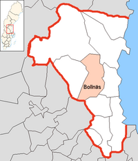 Bollnäs in Gävleborg county