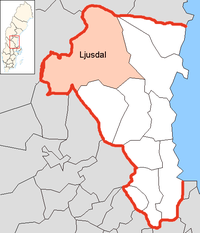 Ljusdal in Gävleborg county