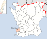 Malmö in Skåne county