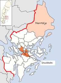 Norrtälje in Stockholm county