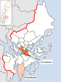 Nynäshamn in Stockholm county