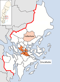 Vallentuna in Stockholm county