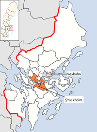 Vaxholm in Stockholm county