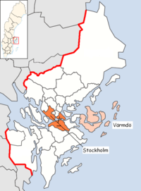 Värmdö in Stockholm county